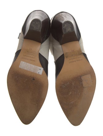 Isabel Marant Suede Colorblock Pattern Boots