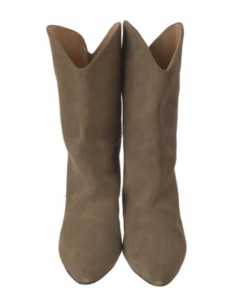 Isabel Marant Suede Western Boots