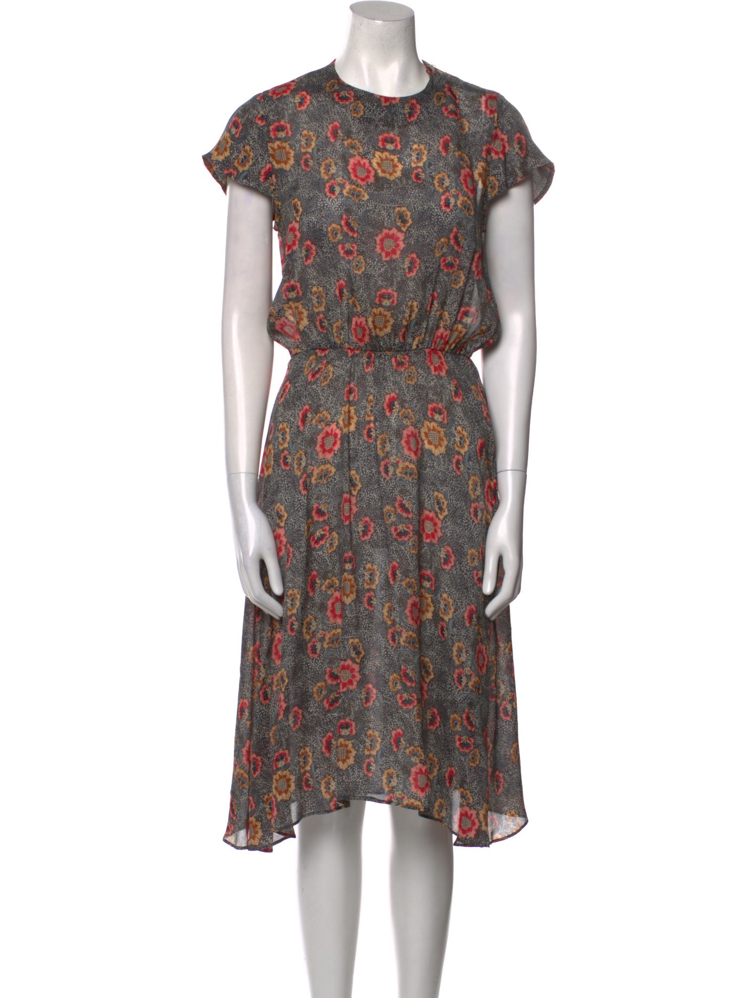 Isabel Marant Floral Print Midi Length Dress