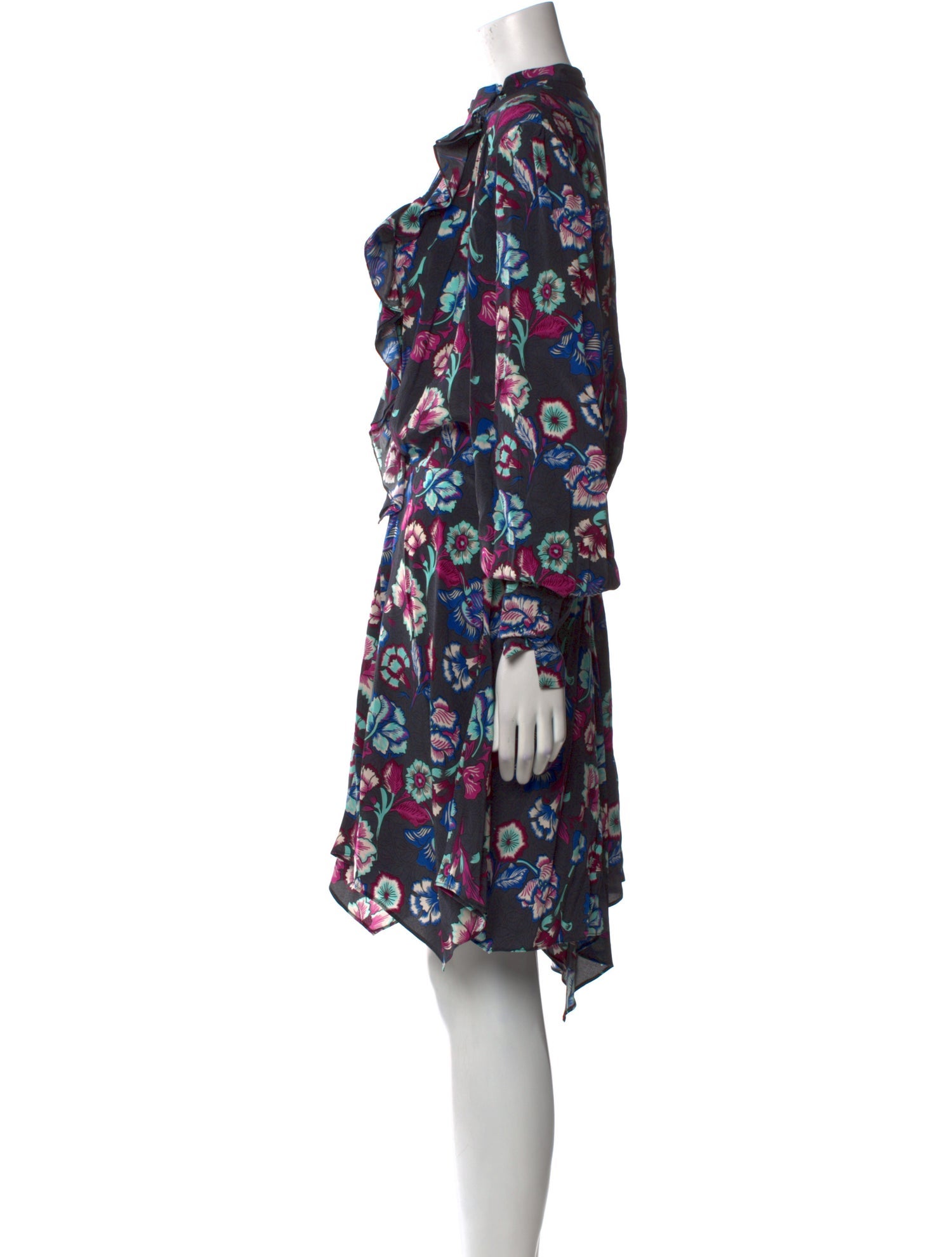 Isabel Marant Silk Knee-Length Dress w/ Tags