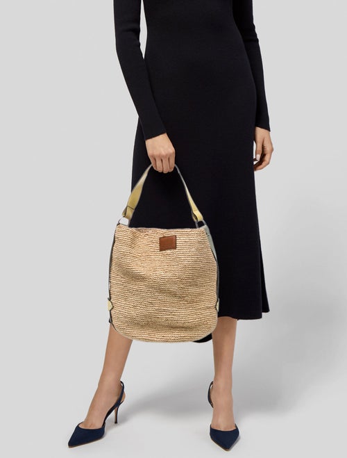 Isabel Marant Raffia Hobo