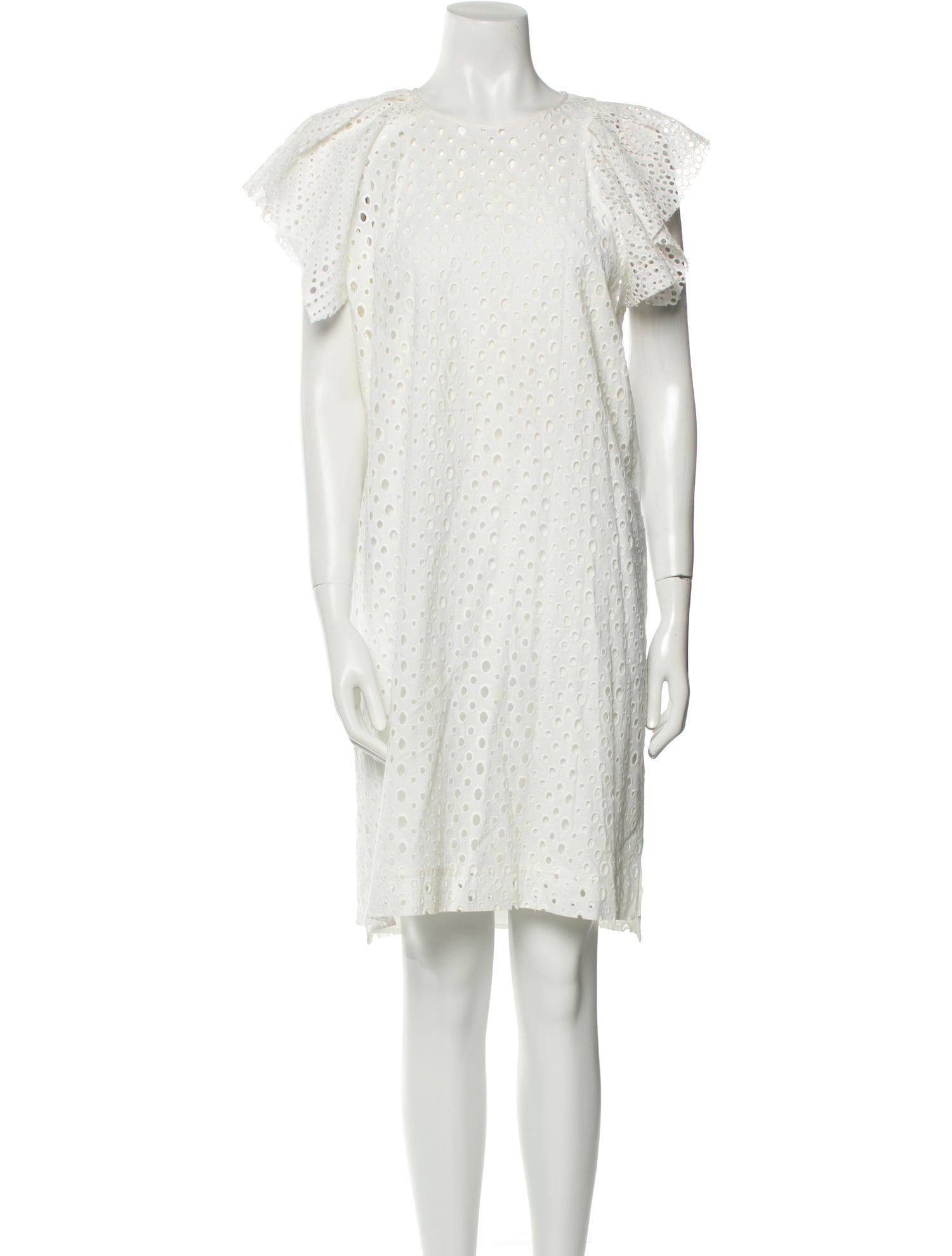 Isabel Marant Crew Neck Knee-Length Dress