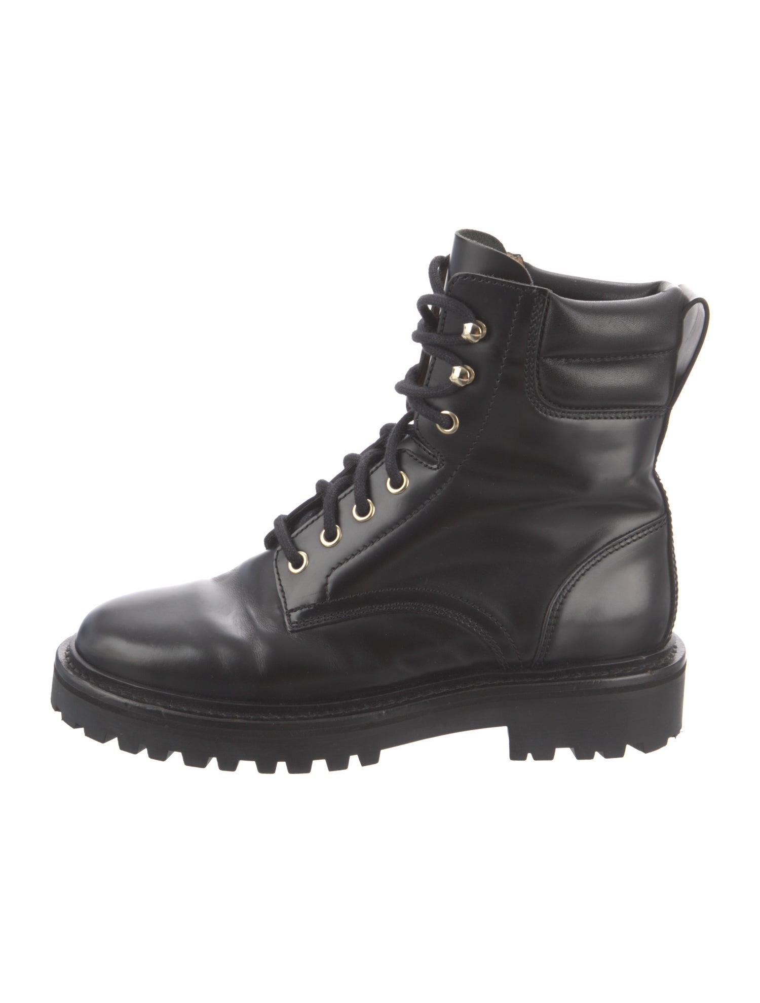 Isabel Marant Leather Combat Boots