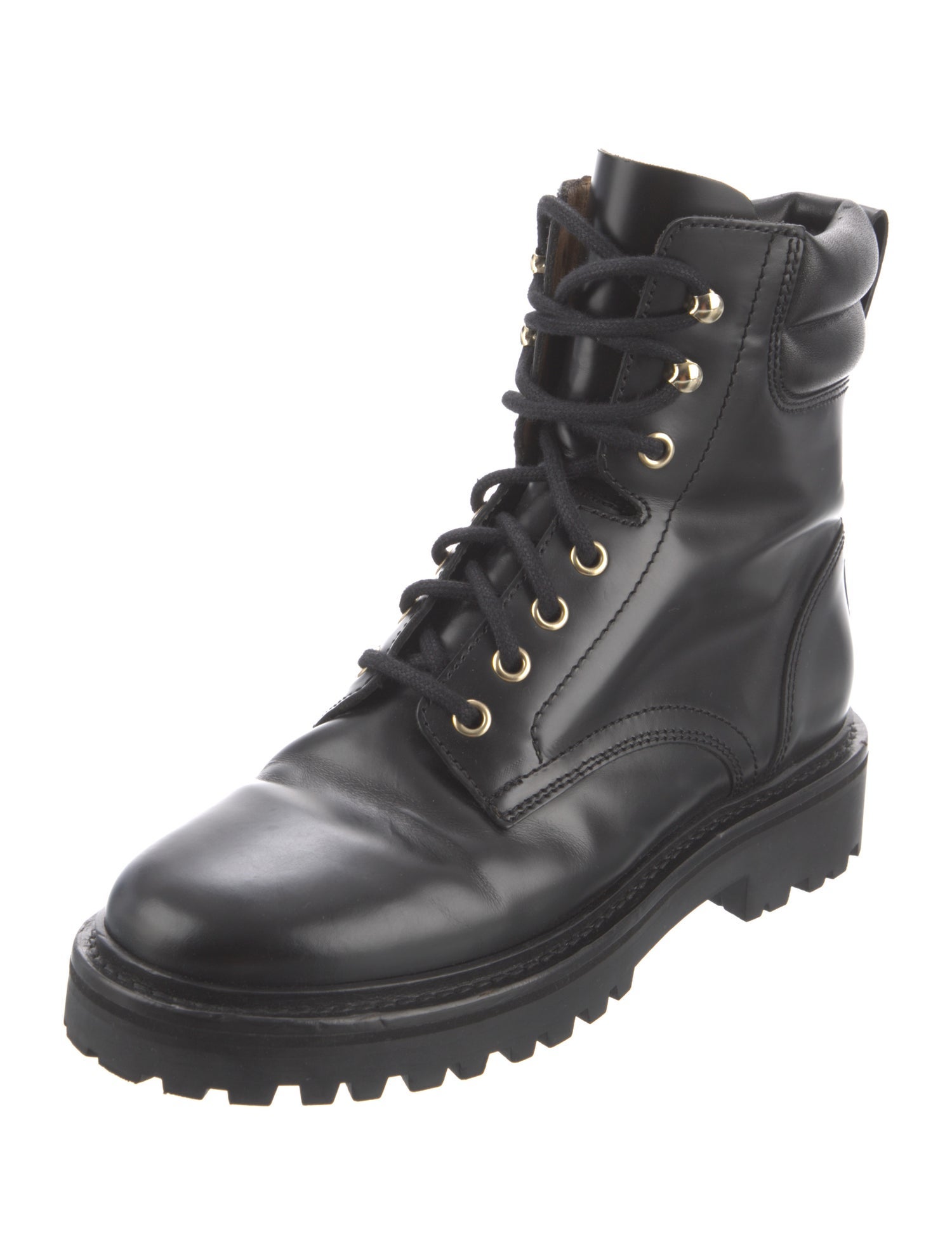 Isabel Marant Leather Combat Boots