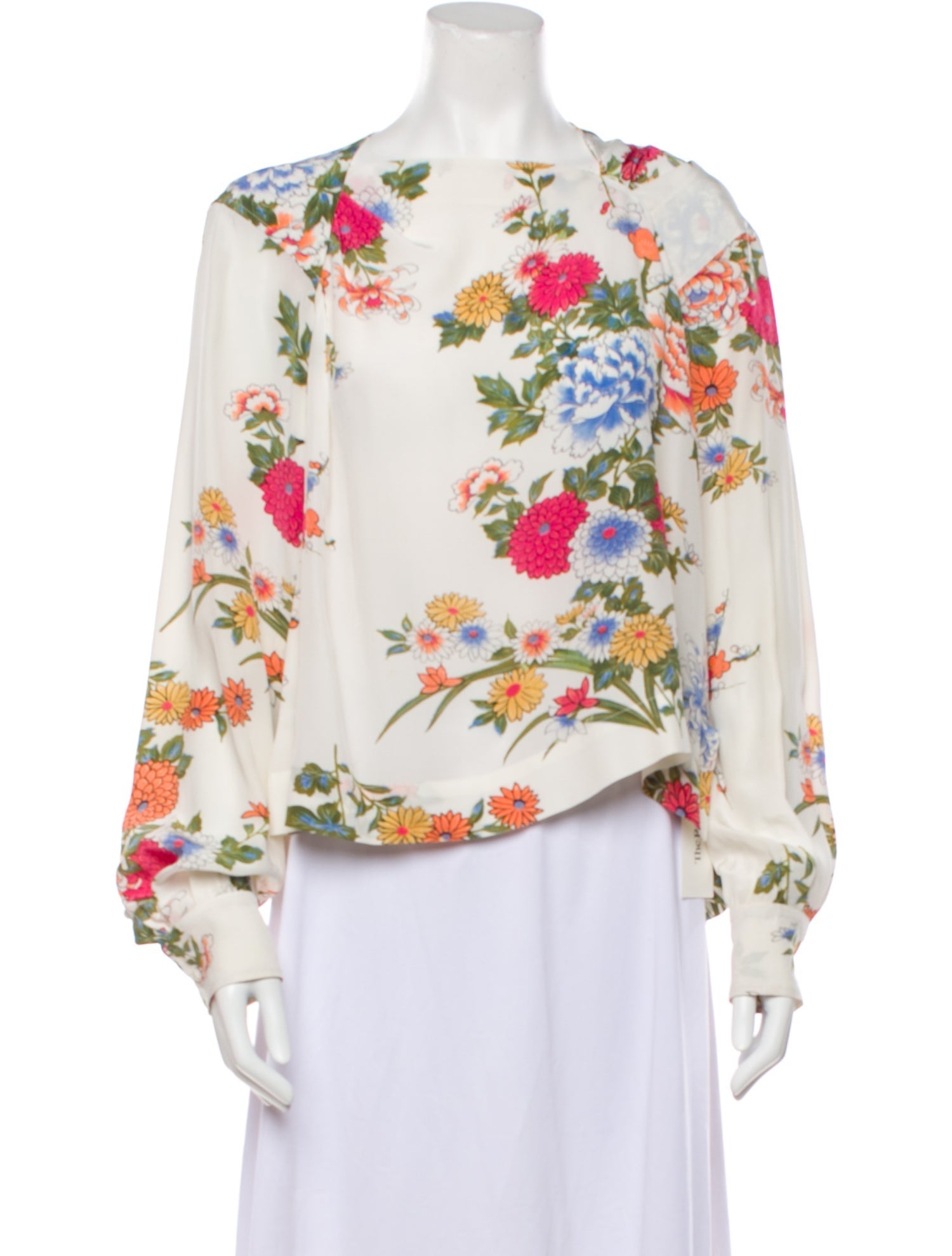 Isabel Marant Silk Floral Print Blouse