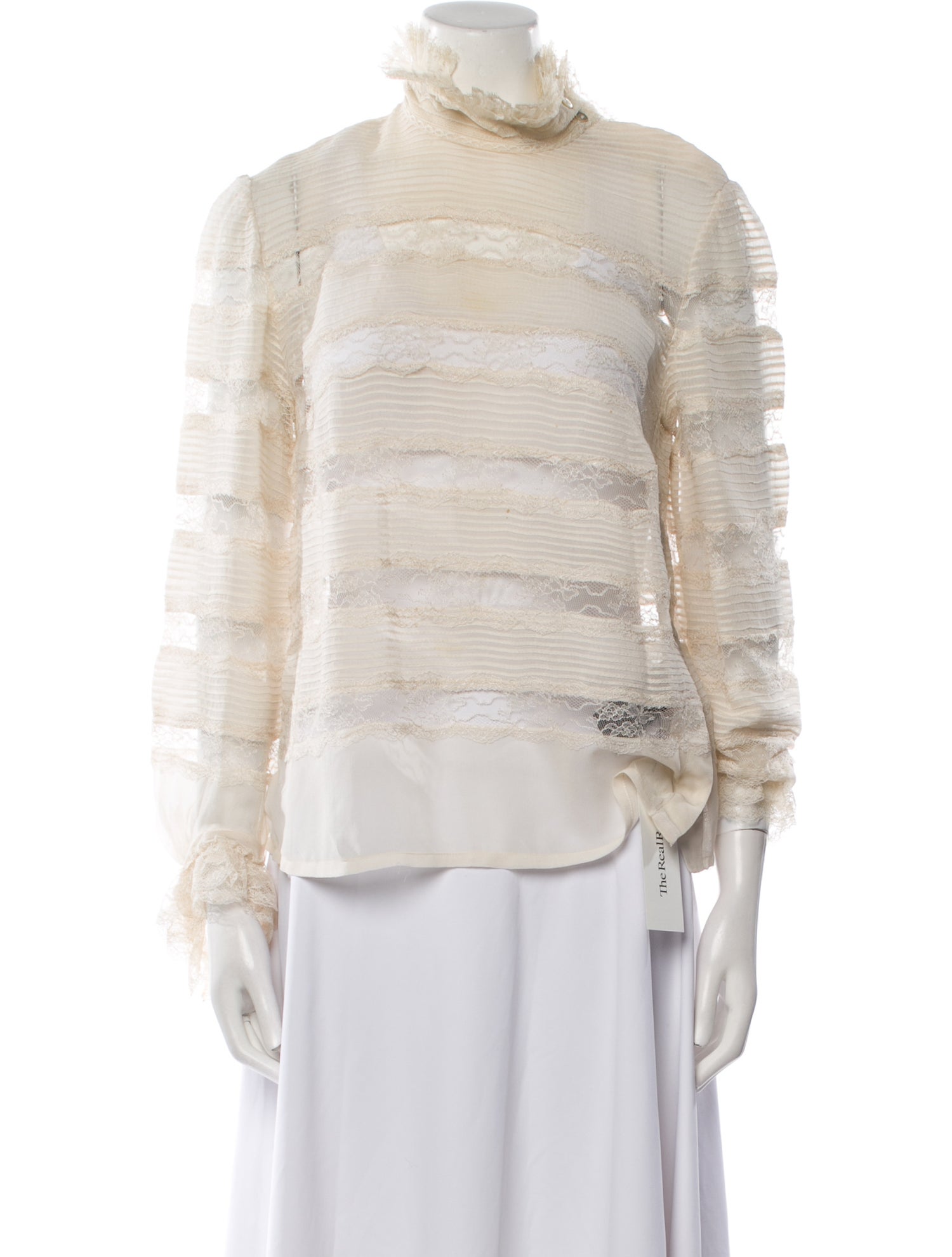 Isabel Marant Silk Mock Neck Blouse