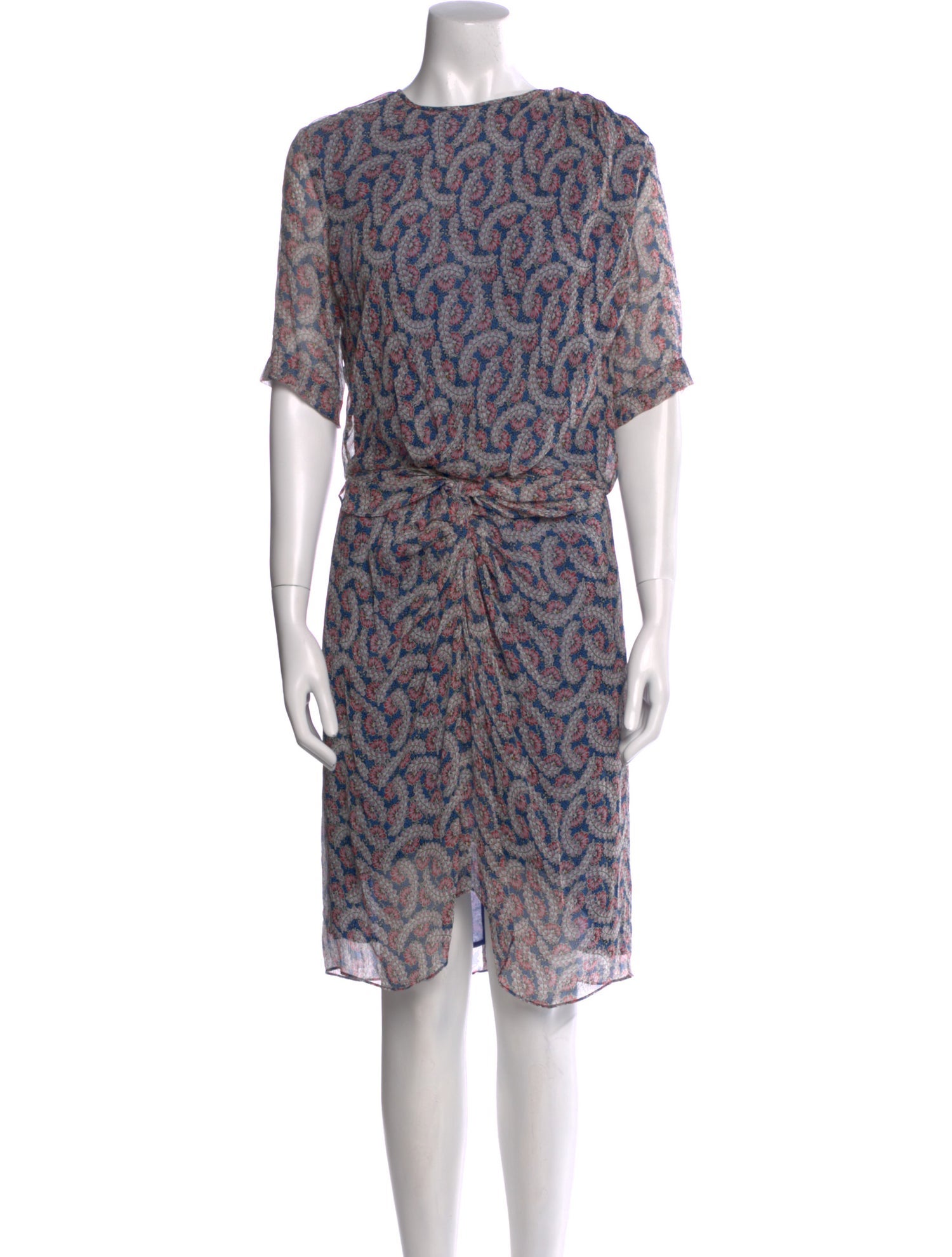 Isabel Marant Silk Knee-Length Dress