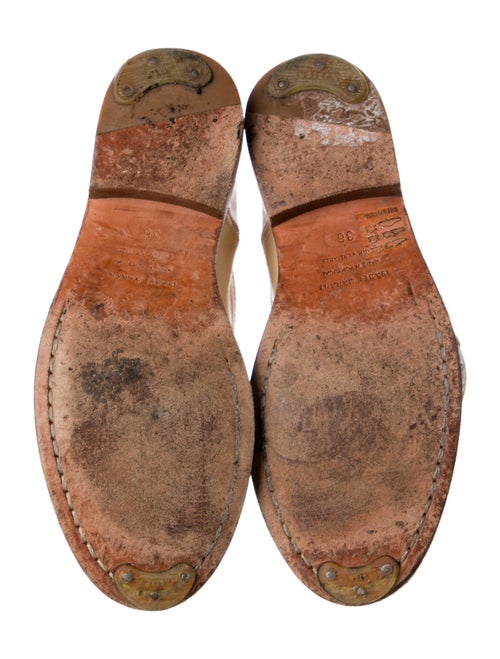 Isabel Marant Leather Crystal Embellishments Combat Boots