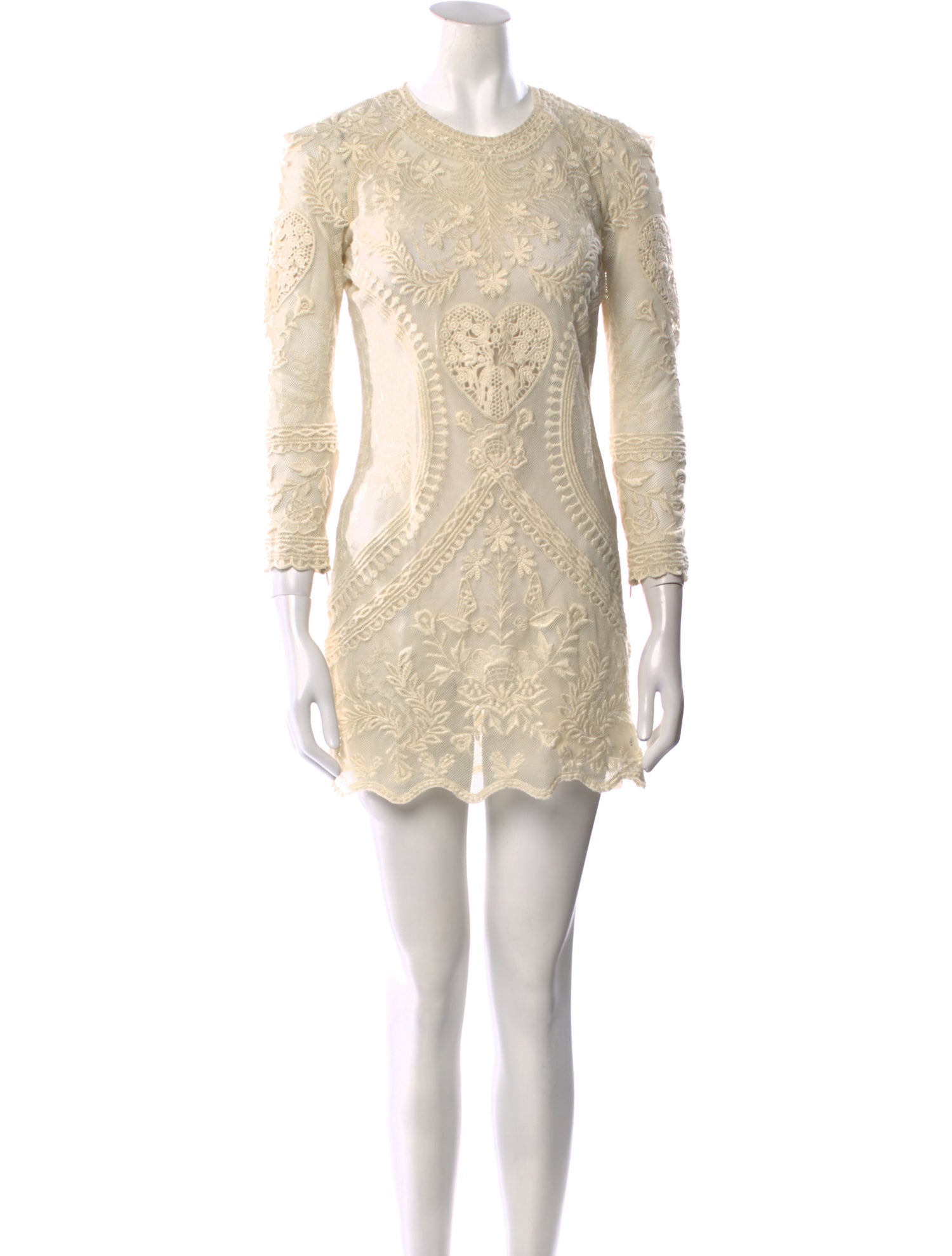 Isabel Marant Lace Pattern Mini Dress