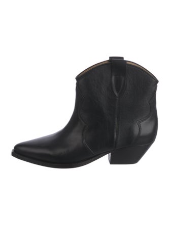 Isabel Marant Leather Western Boots