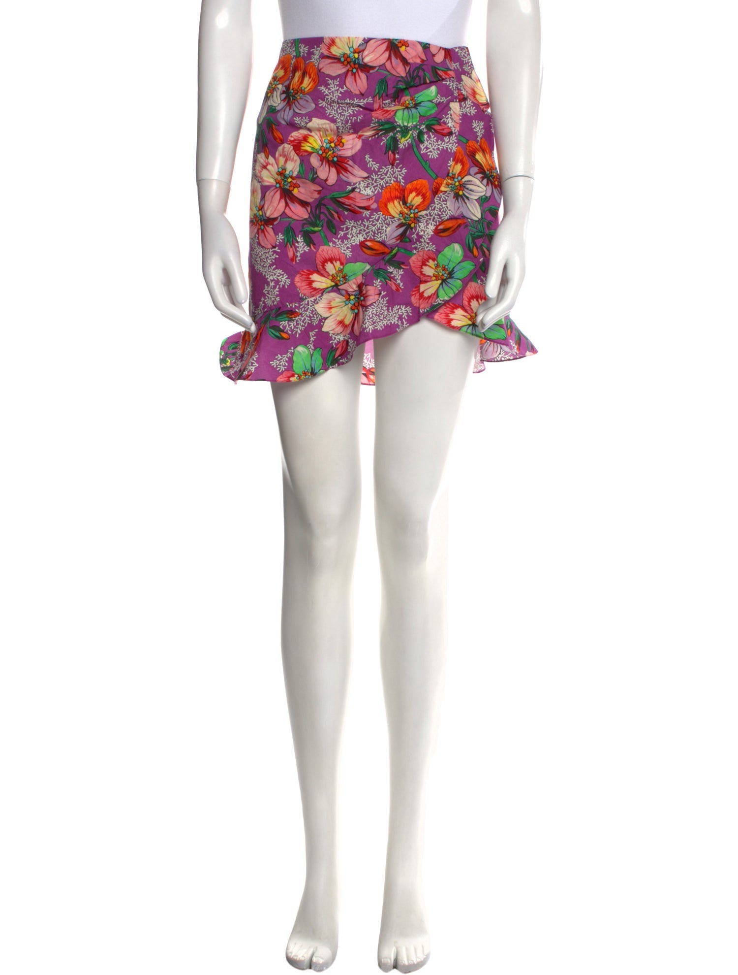 Isabel Marant Floral Print Mini Skirt