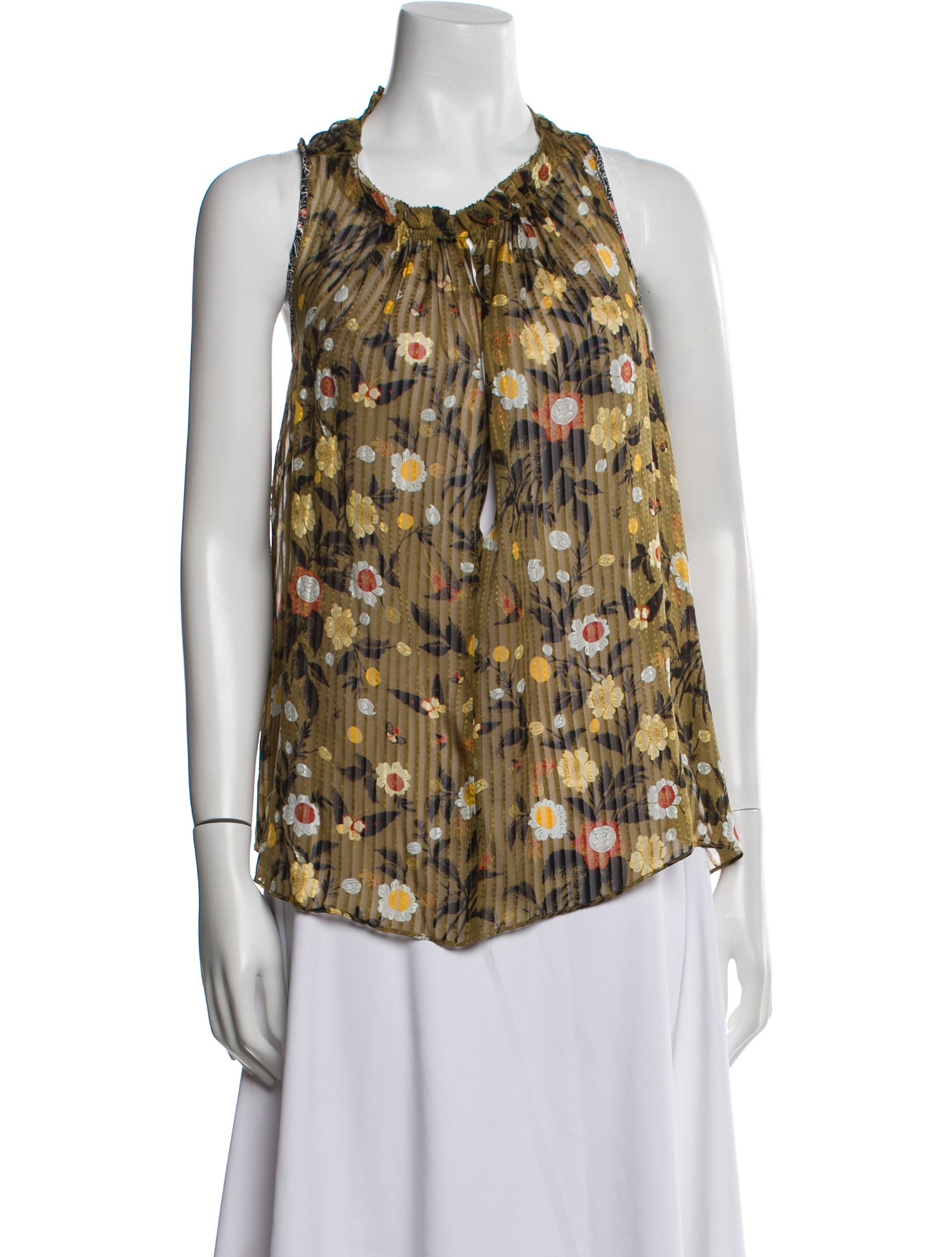 Isabel Marant Silk Floral Print Blouse