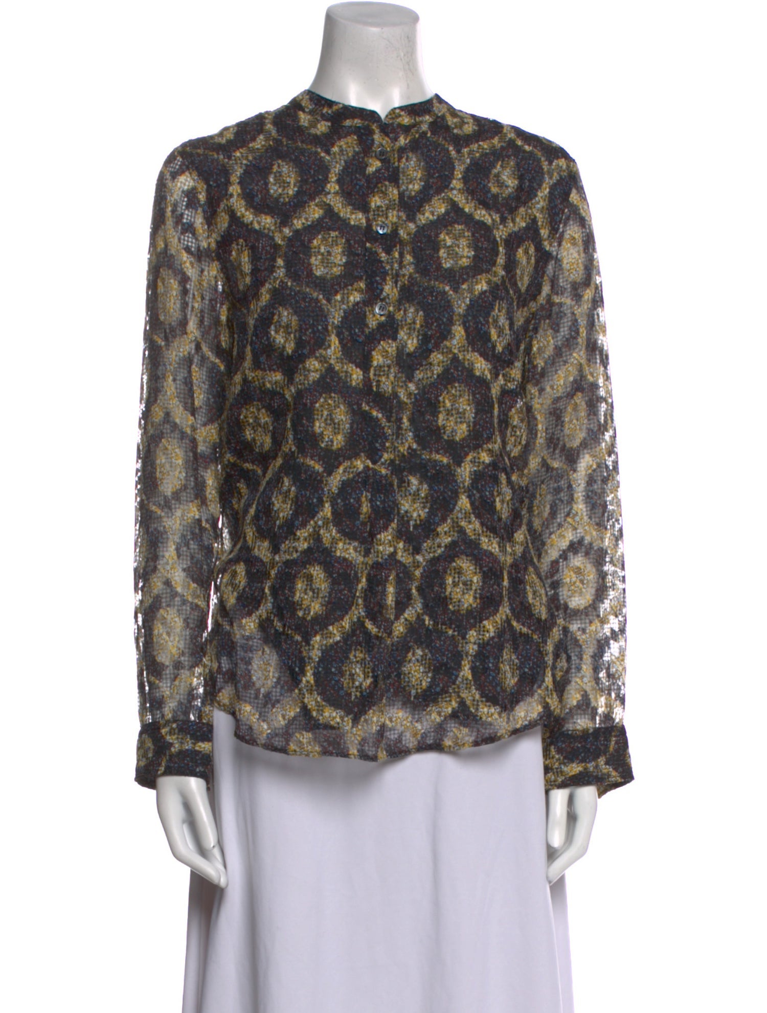 Isabel Marant Silk Printed Blouse