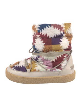 Isabel Marant Nylon Lace-Up Boots