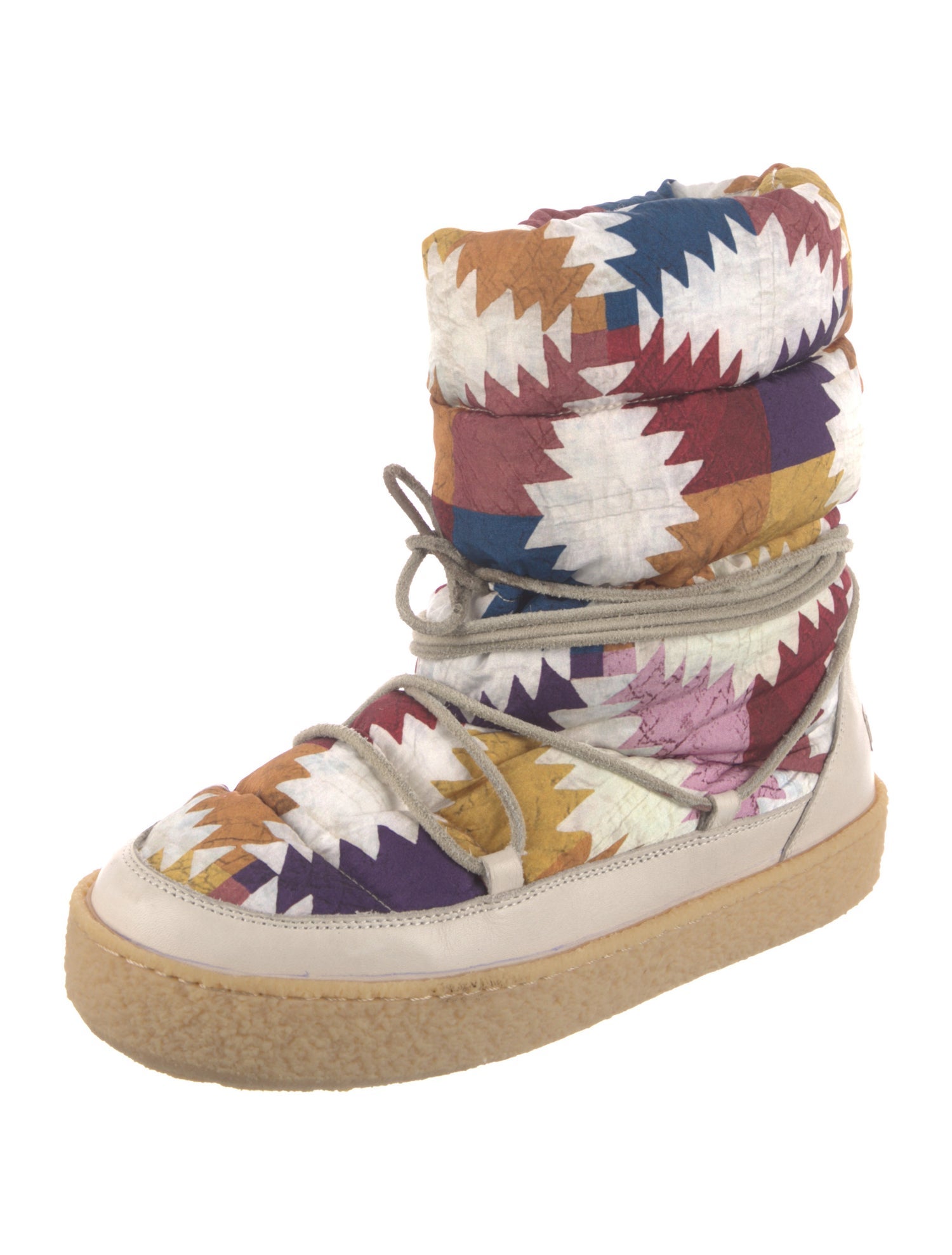 Isabel Marant Nylon Lace-Up Boots