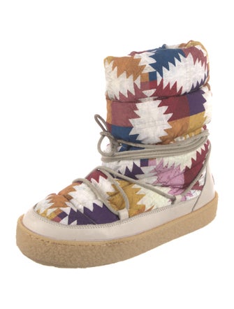 Isabel Marant Nylon Lace-Up Boots