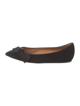 Isabel Marant Suede Bow Accents Ballet Flats