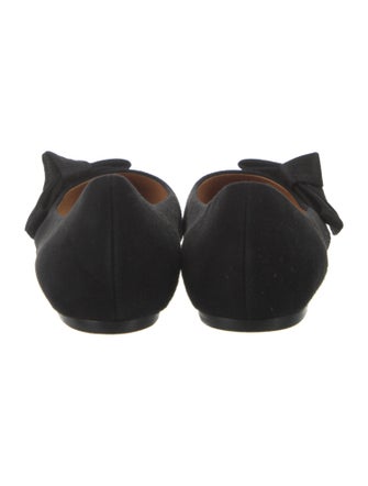 Isabel Marant Suede Bow Accents Ballet Flats
