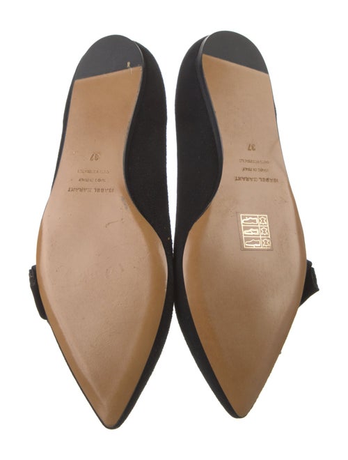 Isabel Marant Suede Bow Accents Ballet Flats