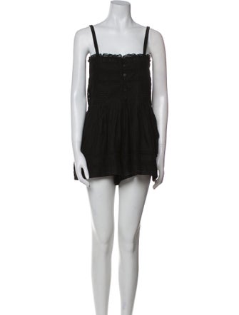 Isabel Marant Square Neckline Romper