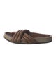 Isabel Marant Leather Lasercut Accents Slides