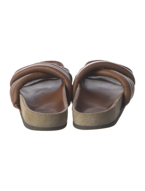 Isabel Marant Leather Lasercut Accents Slides