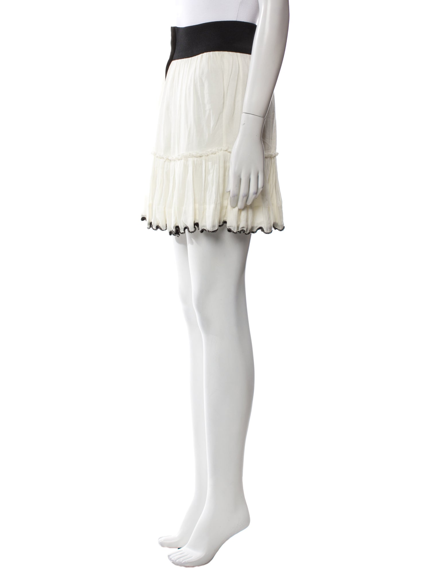 Isabel Marant Colorblock Pattern Mini Skirt