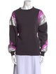 Isabel Marant Printed Bateau Neckline Sweatshirt