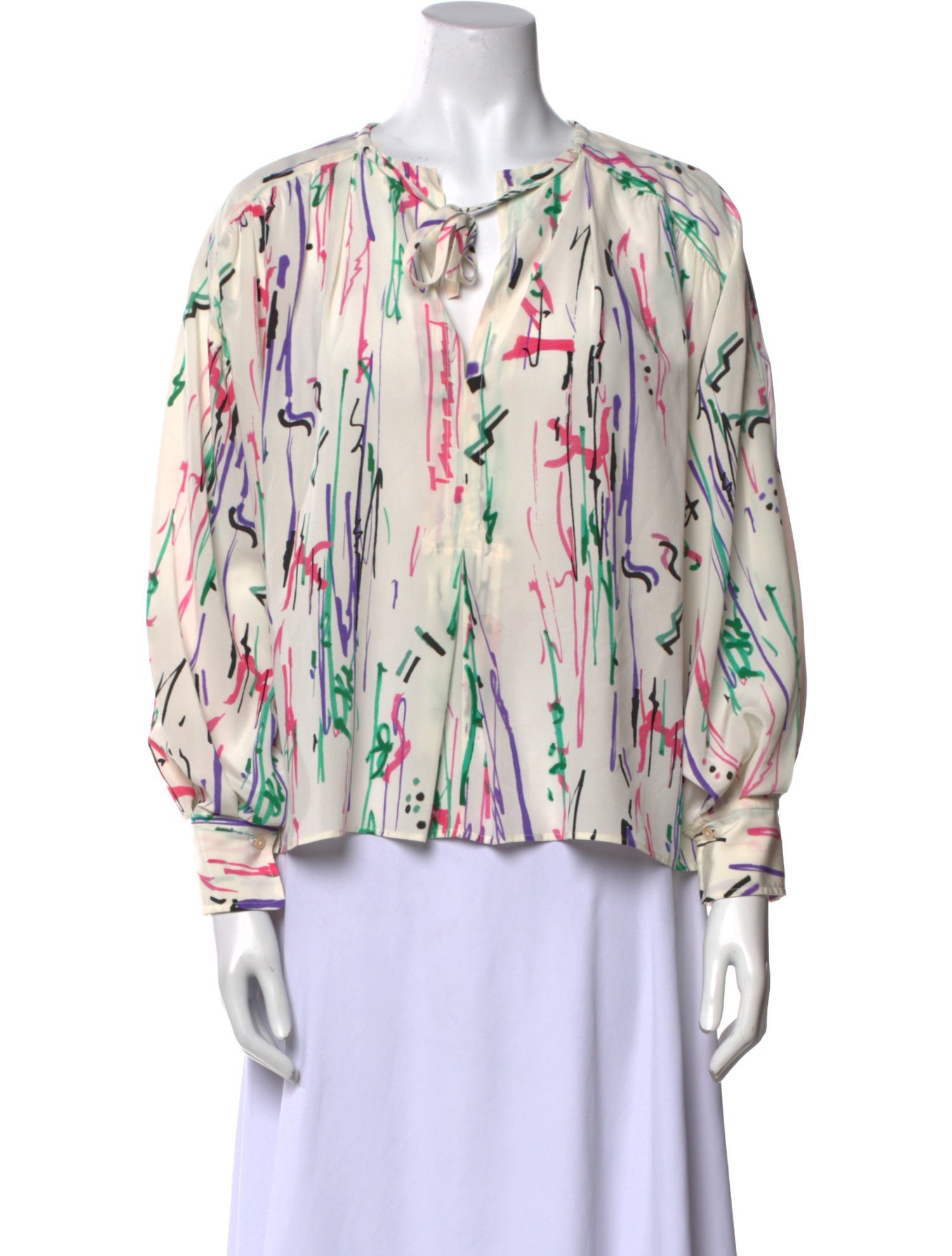 Isabel Marant Silk Printed Blouse