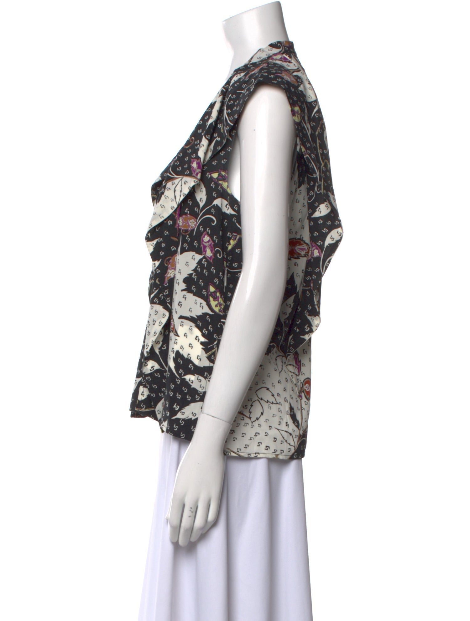 Isabel Marant Silk Floral Print Blouse