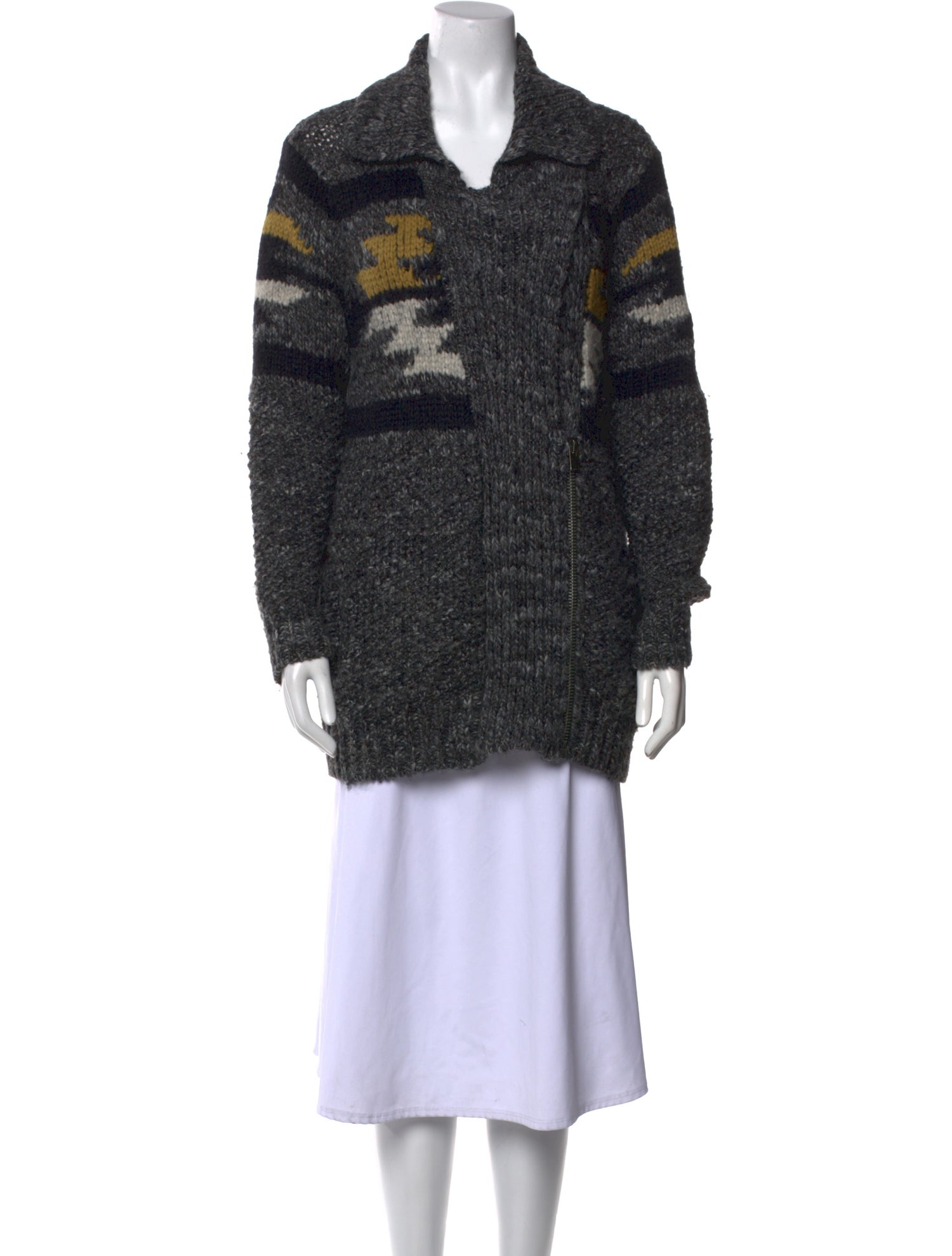 Isabel Marant Wool Graphic Print Sweater