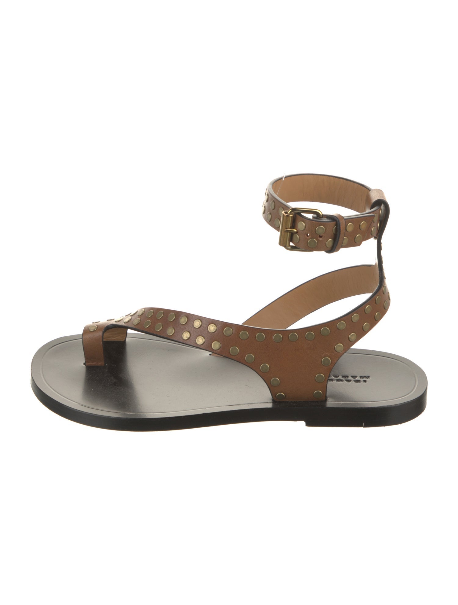 Isabel Marant Leather Studded Accents Sandals