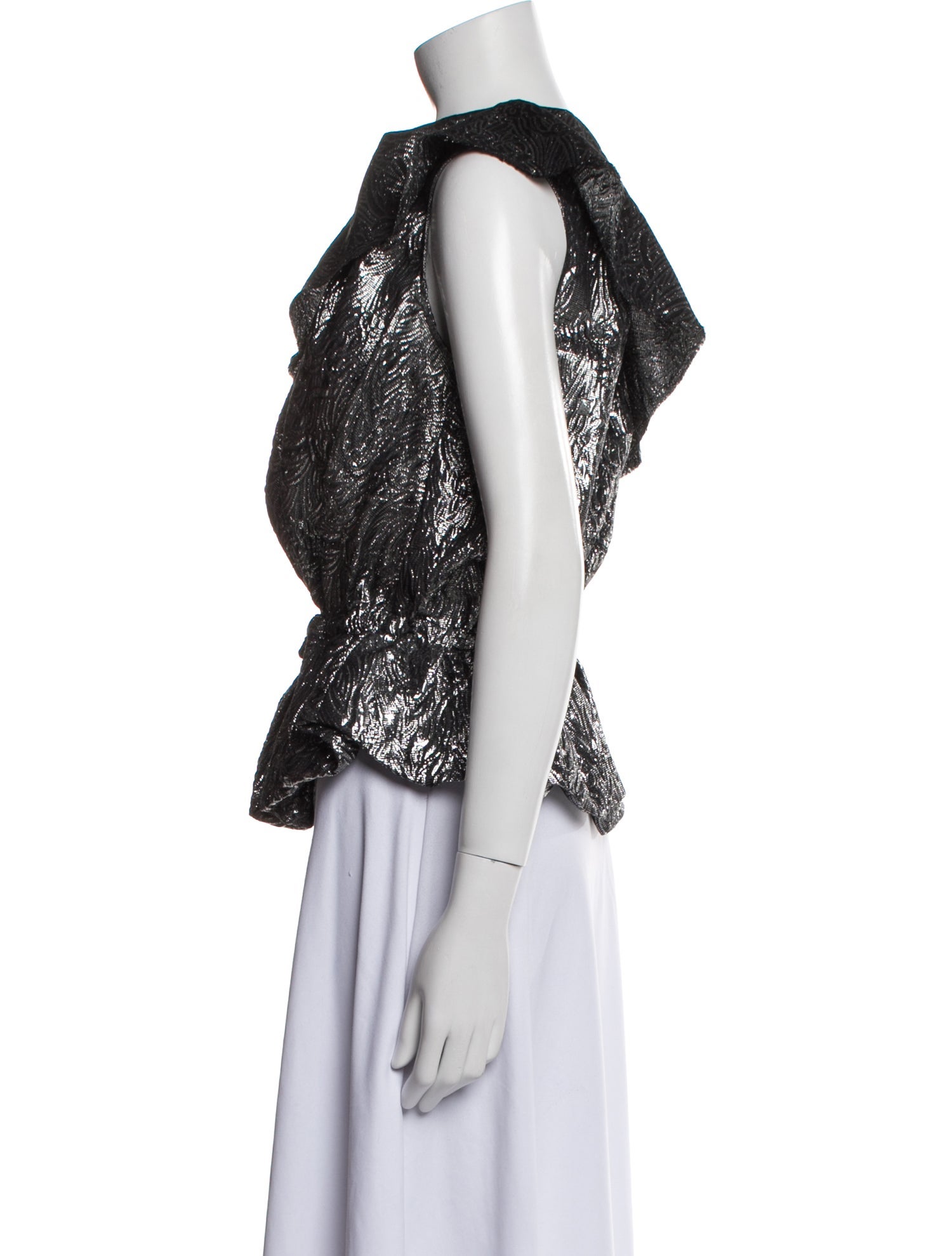 Isabel Marant Wool One-Shoulder Top w/ Tags