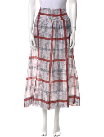 Isabel Marant Linen Midi Length Skirt