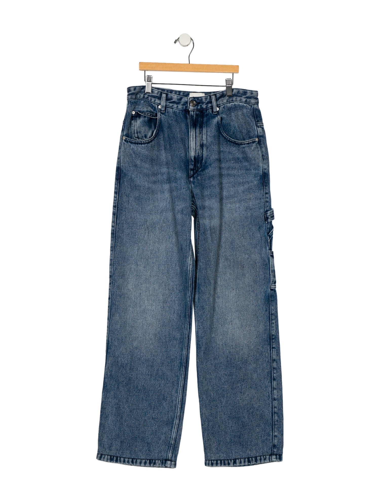 Isabel Marant Mid-Rise Wide Leg Jeans
