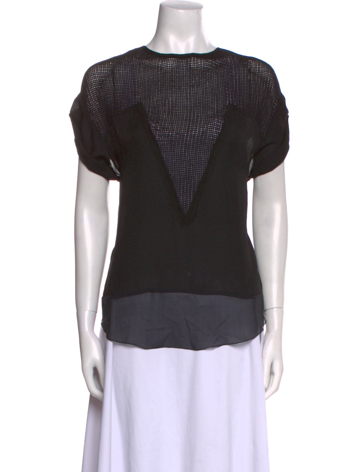 Isabel Marant Crew Neck Short Sleeve Top