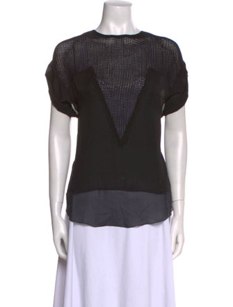 Isabel Marant Crew Neck Short Sleeve Top