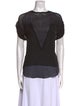 Isabel Marant Crew Neck Short Sleeve Top