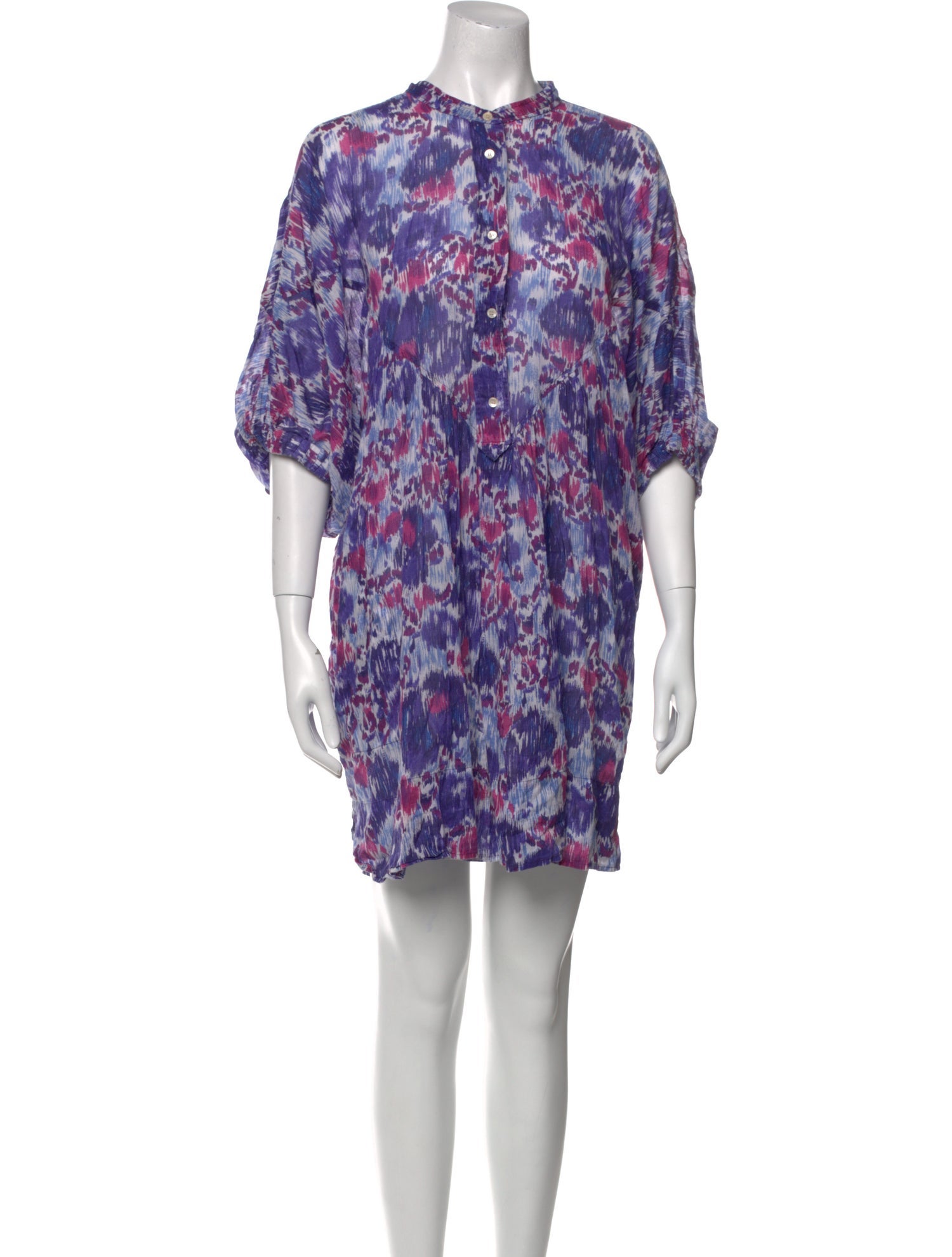 Isabel Marant Tie-Dye Print Mini Dress