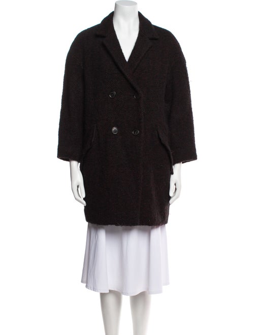 Étoile Isabel Marant Wool Faux Fur Coat