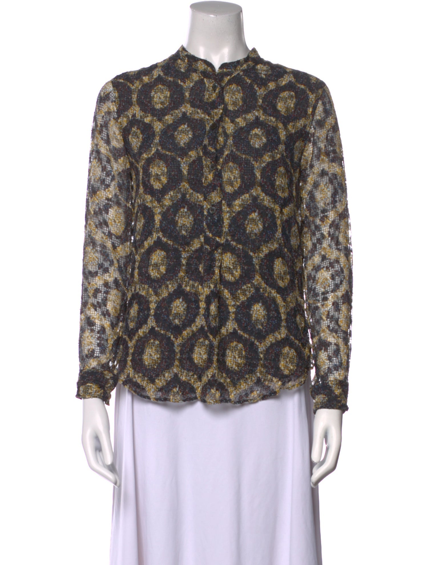 Isabel Marant Silk Printed Blouse