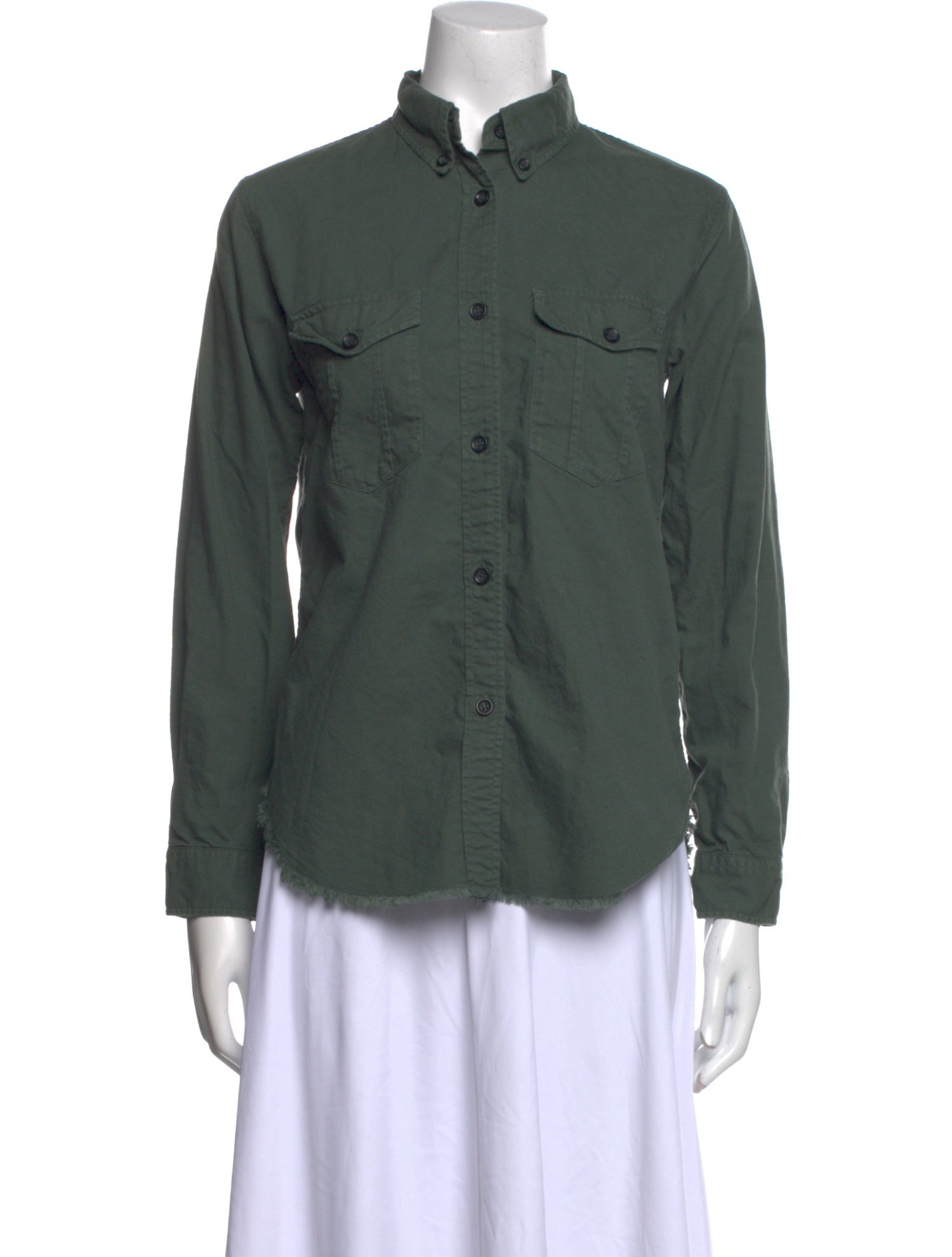 Isabel Marant Long Sleeve Button-Up Top