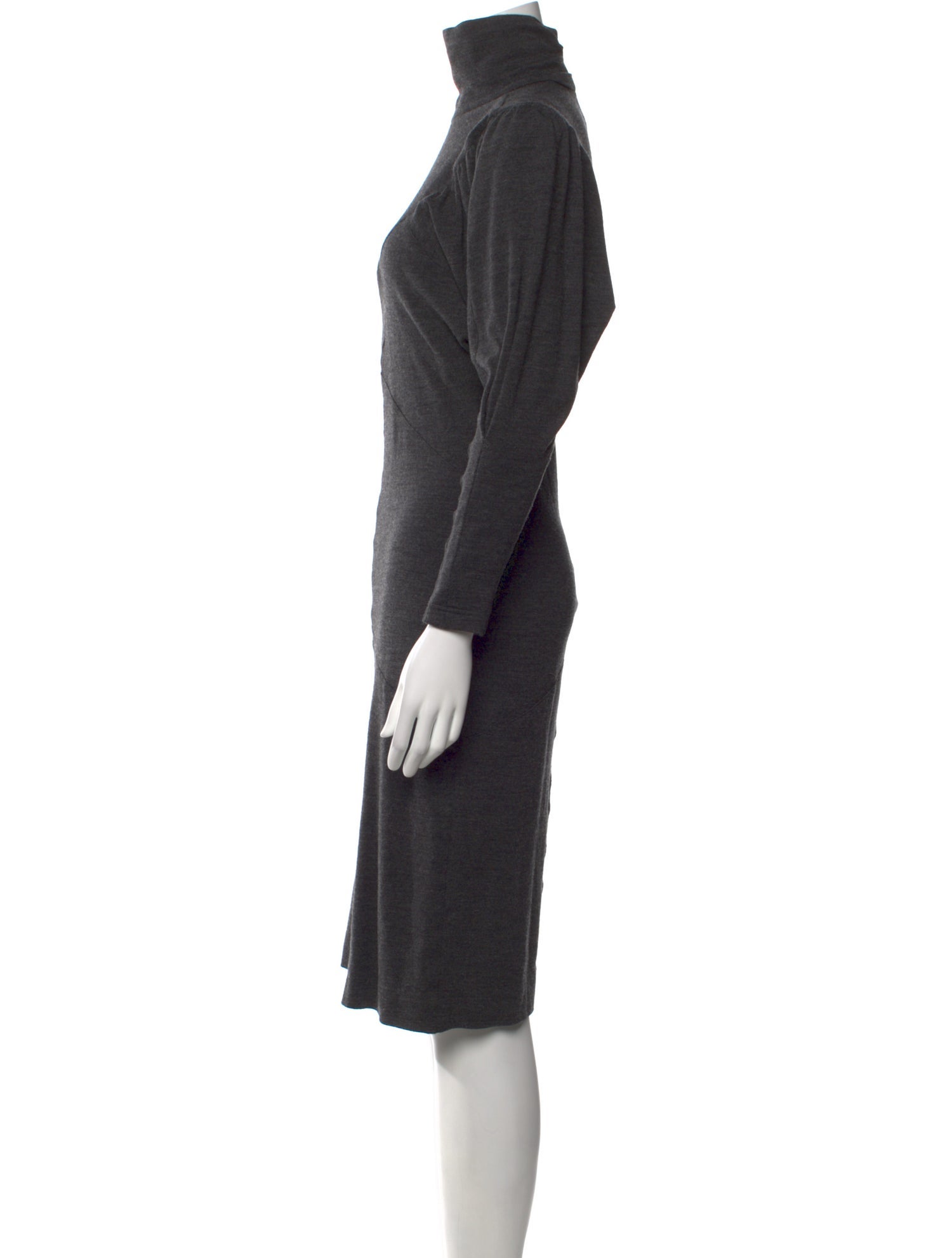 Isabel Marant Virgin Wool Knee-Length Dress