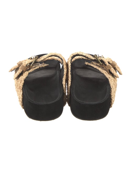 Isabel Marant Raffia Patterned Slides