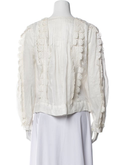 Isabel Marant Patterned Square Neckline Blouse