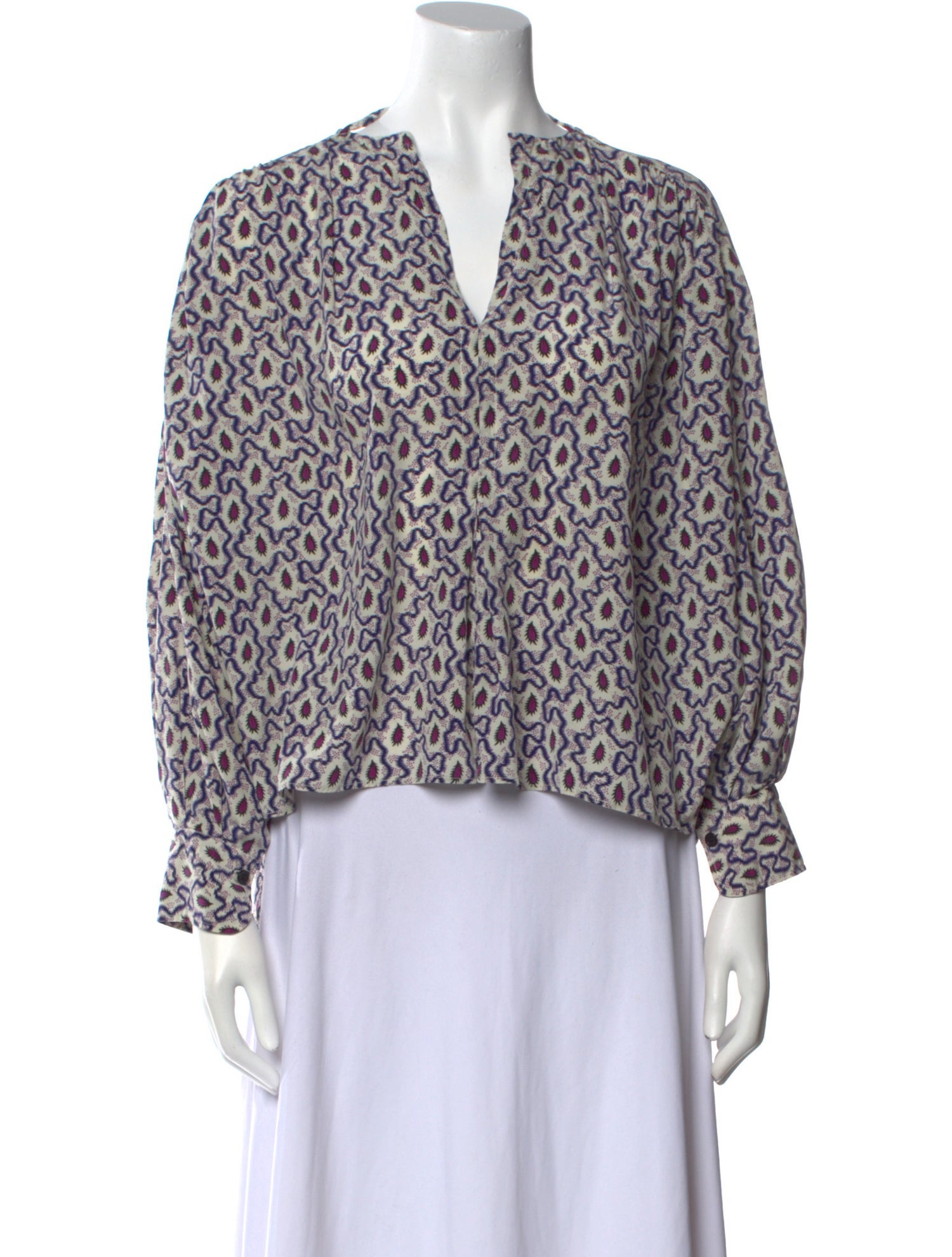 Isabel Marant Silk Printed Blouse