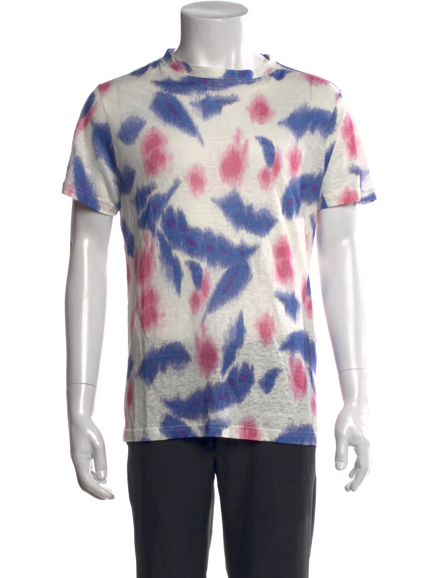 Isabel Marant Linen Tie-Dye Print T-Shirt w/ Tags