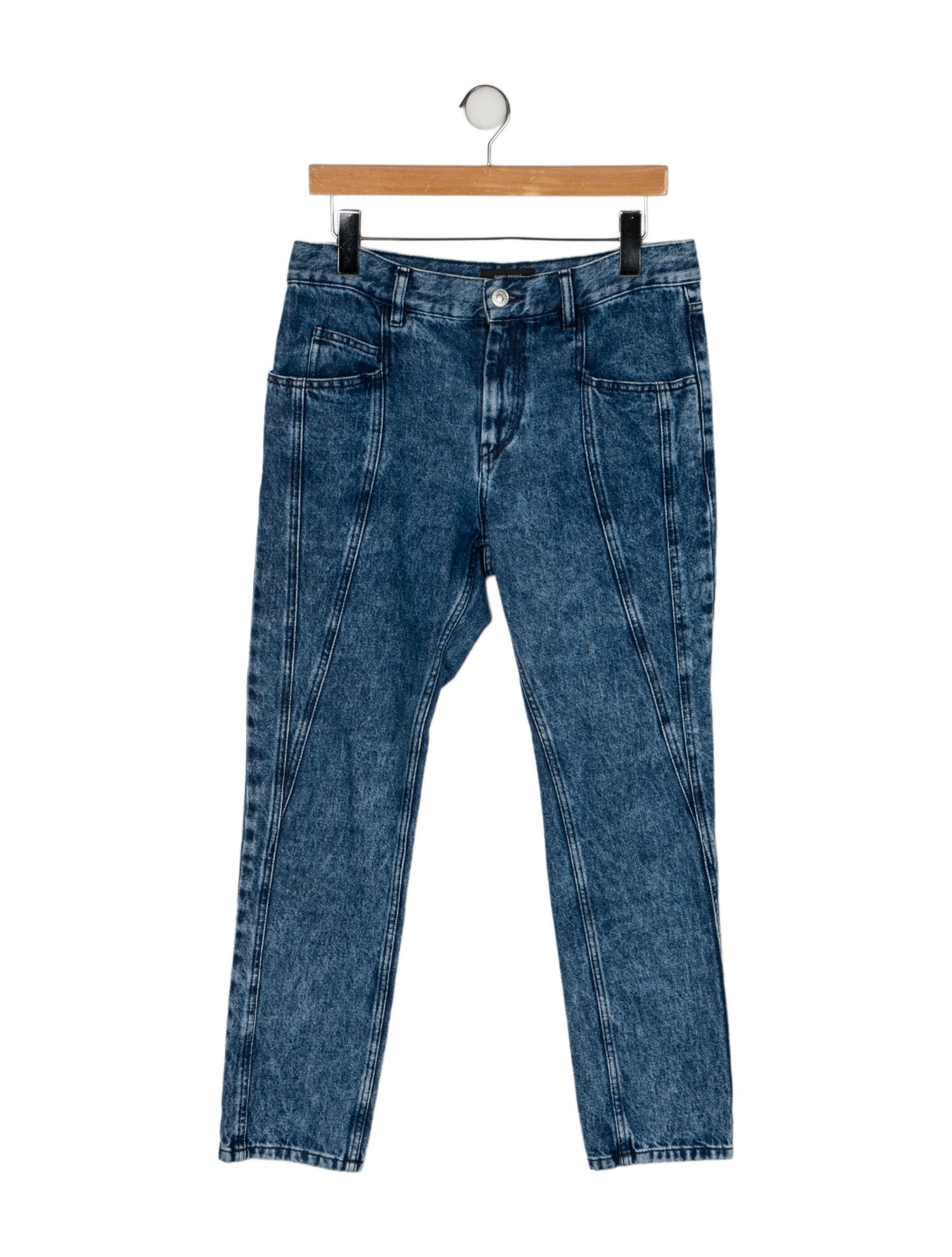 Isabel Marant Mid-Rise Straight Leg Jeans