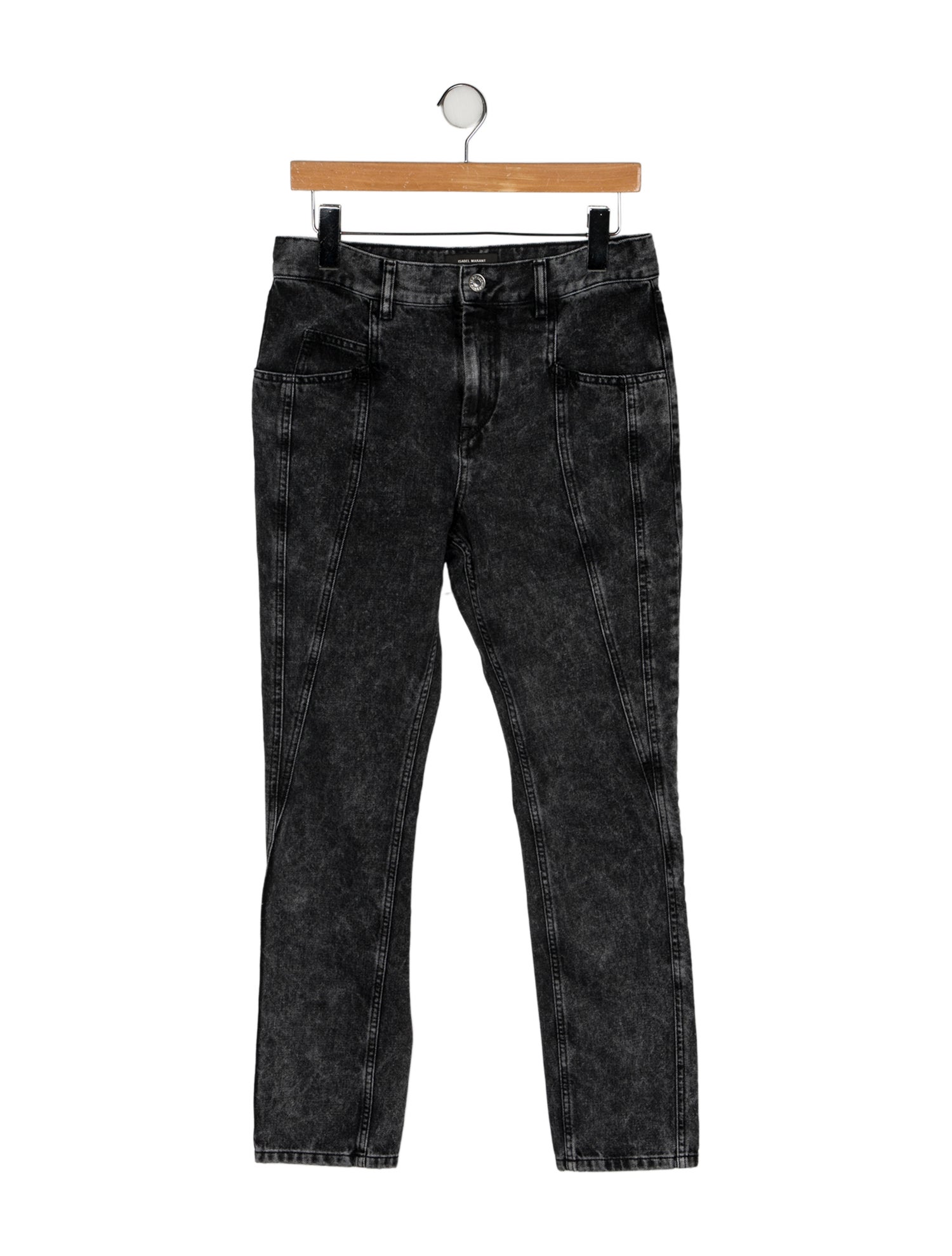Isabel Marant Mid-Rise Straight Leg Jeans