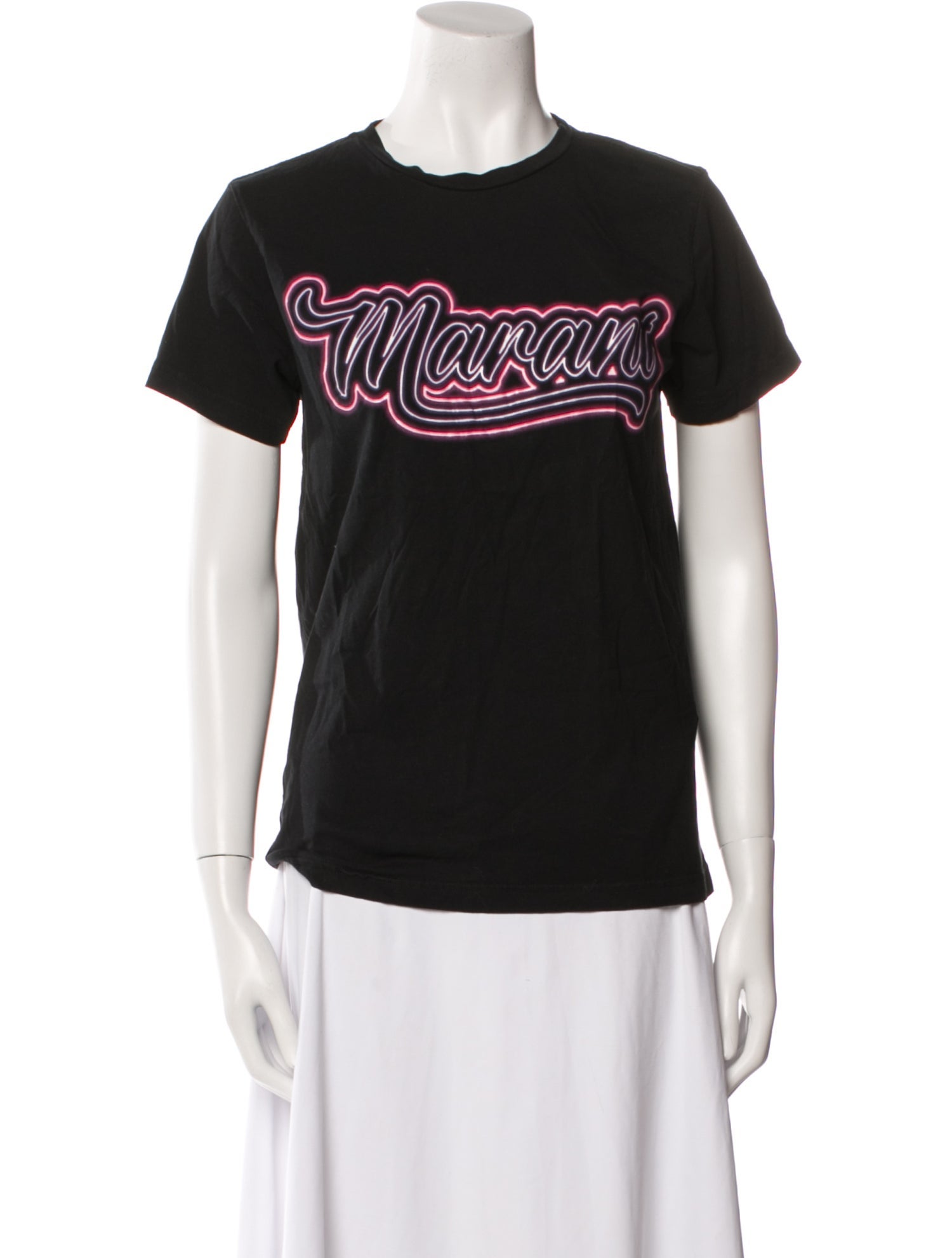 Isabel Marant Graphic Print Crew Neck T-Shirt